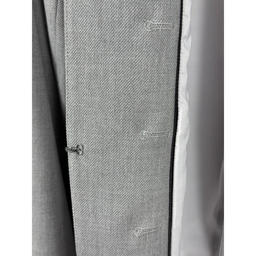 WHBM gray blazer jacket military style button front size 8. - Picture 7 of 8